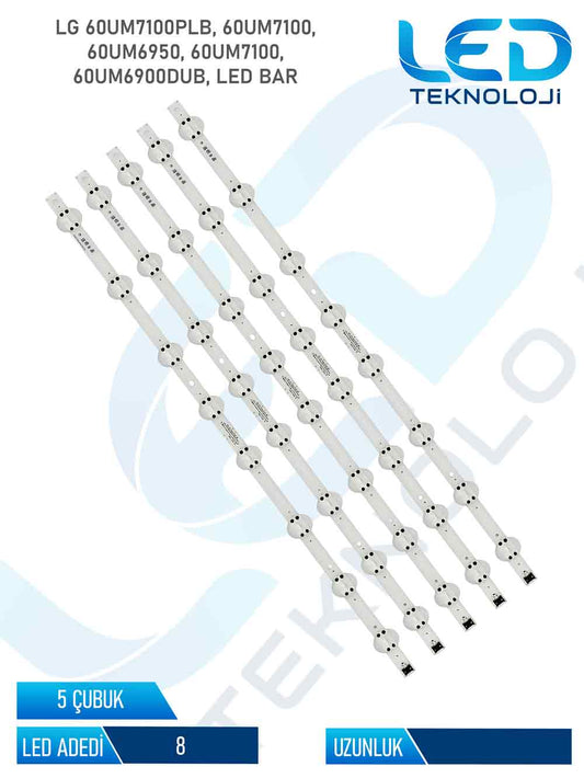 LG 60UM7100PLB 5 Parca 60 inc Tv Led Bar