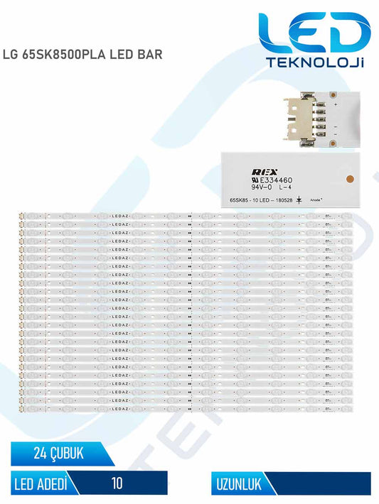 LG 65SK8500 LED BAR Led Bar 24 Parca 65 inc
