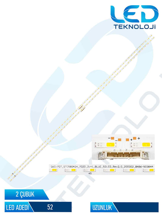 Samsung QE58Q60TAU 58'' 2 Parça Tv Led Bar