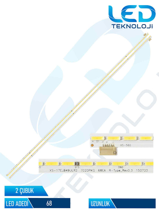 VESTEL 49UA8900 2 Parça 49 inc Tv Led Bar