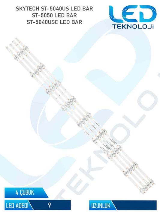 SKYTECH ST-5040US 4 Parça 50 inc Tv Led Bar