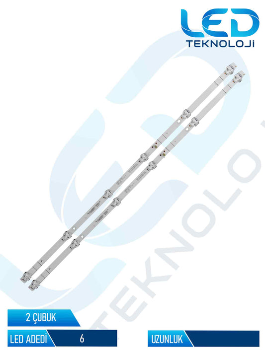 Dijutsu 32DS10000 2 Parca 32 inc Tv Led Bar