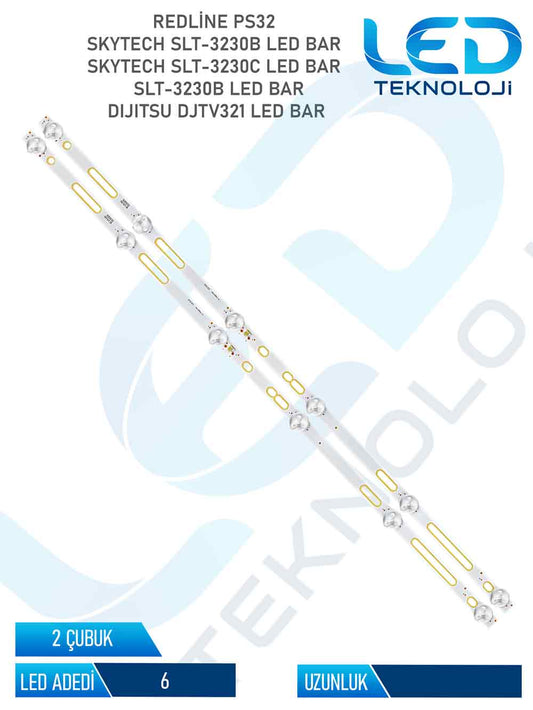 SKYTECH SLT-3230B 2 Parça 32 inc Tv Led Bar
