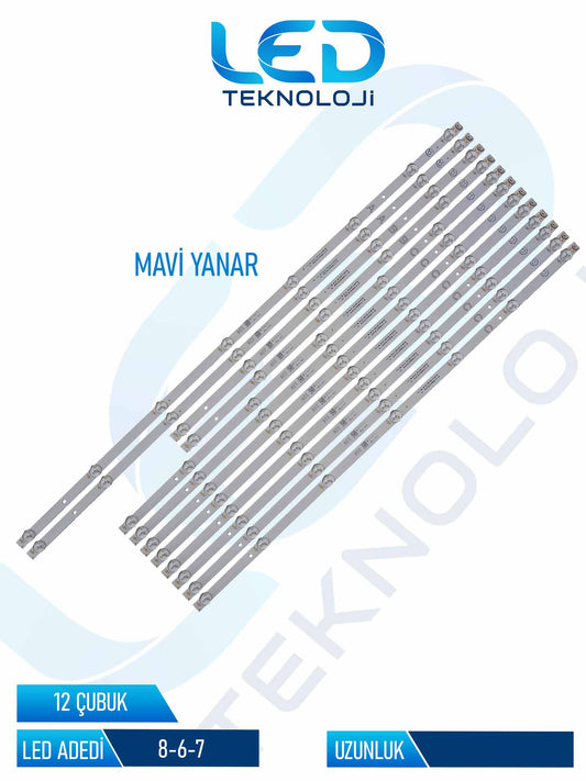 Vestel 70U9600 70'' 12 Parça Tv Led Bar