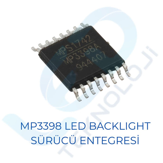 MP3398 (MPS) WLED Backlight Driver IC - Vestel Seg Regal TV Entegresi