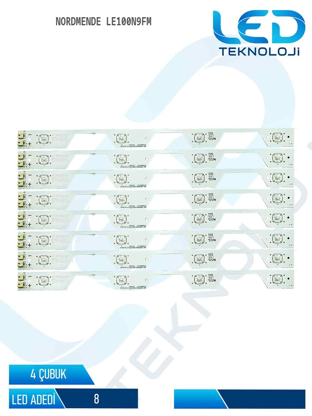 NORDMENDE LE100N9FM Led Bar 4 Parca 39 inc