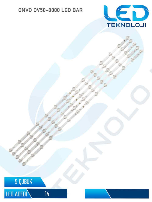 ONVO OV50-8000 Led Bar 5 Parca 50 inc