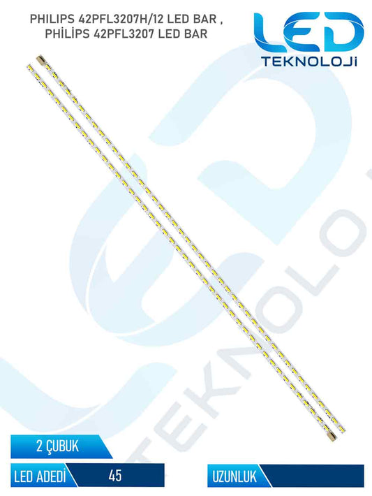 Philips 42PFL3207H/12 Tv Led Bar 2 Parca 42 inc