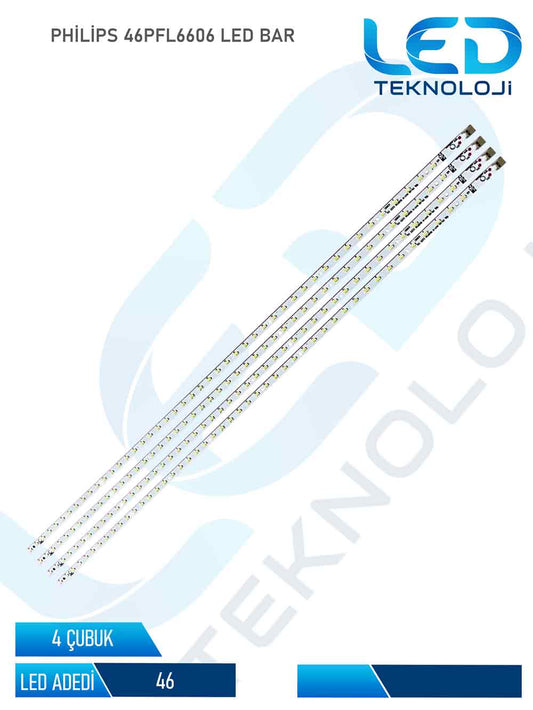 Philips 46PFL6606 Tv Led Bar 4 Parca 46 inc