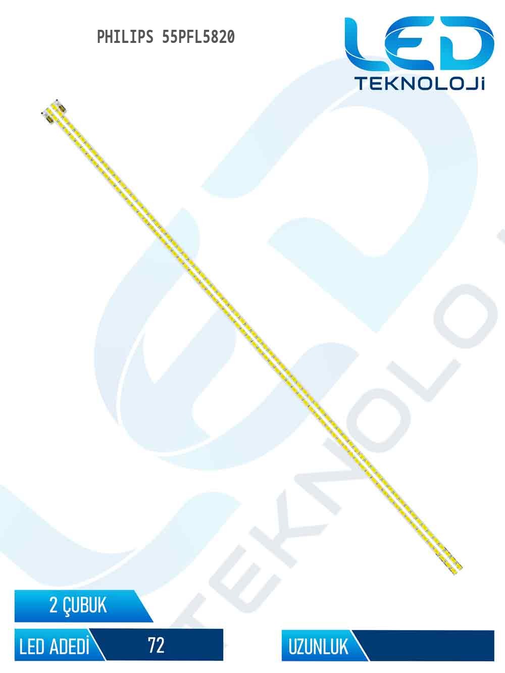 Philips 55PFL5820 Tv Led Bar 2 Parca 55 inc