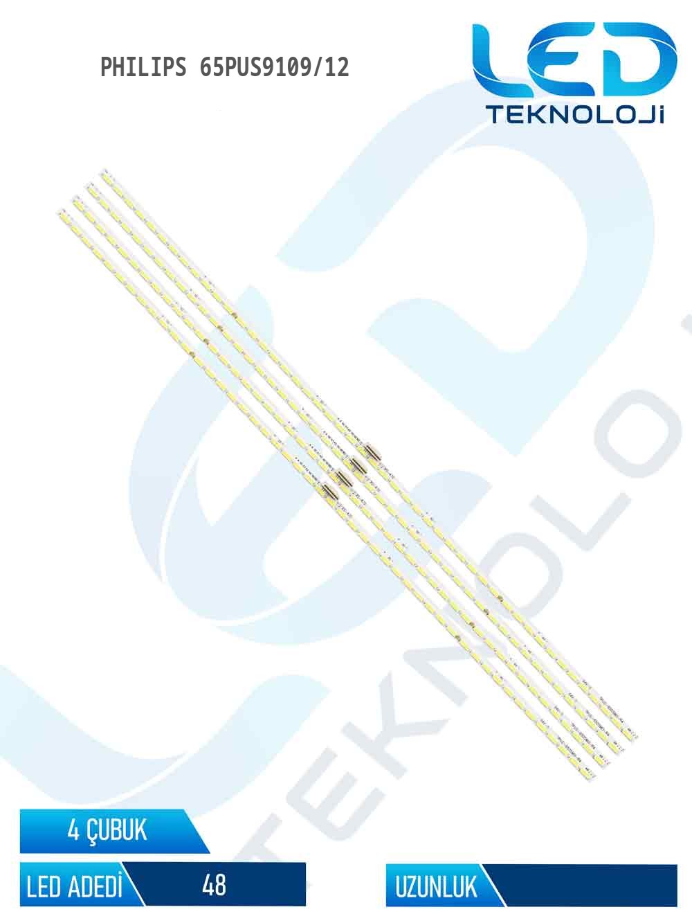 Philips 65PUS9109/12 65'' 4 Parça Tv Led Bar