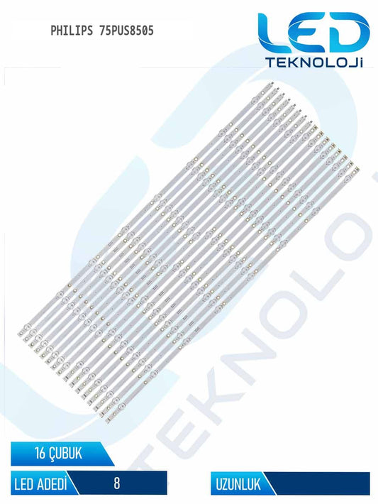 Philips 75PUS8505 75'' 16 Parça Tv Led Bar