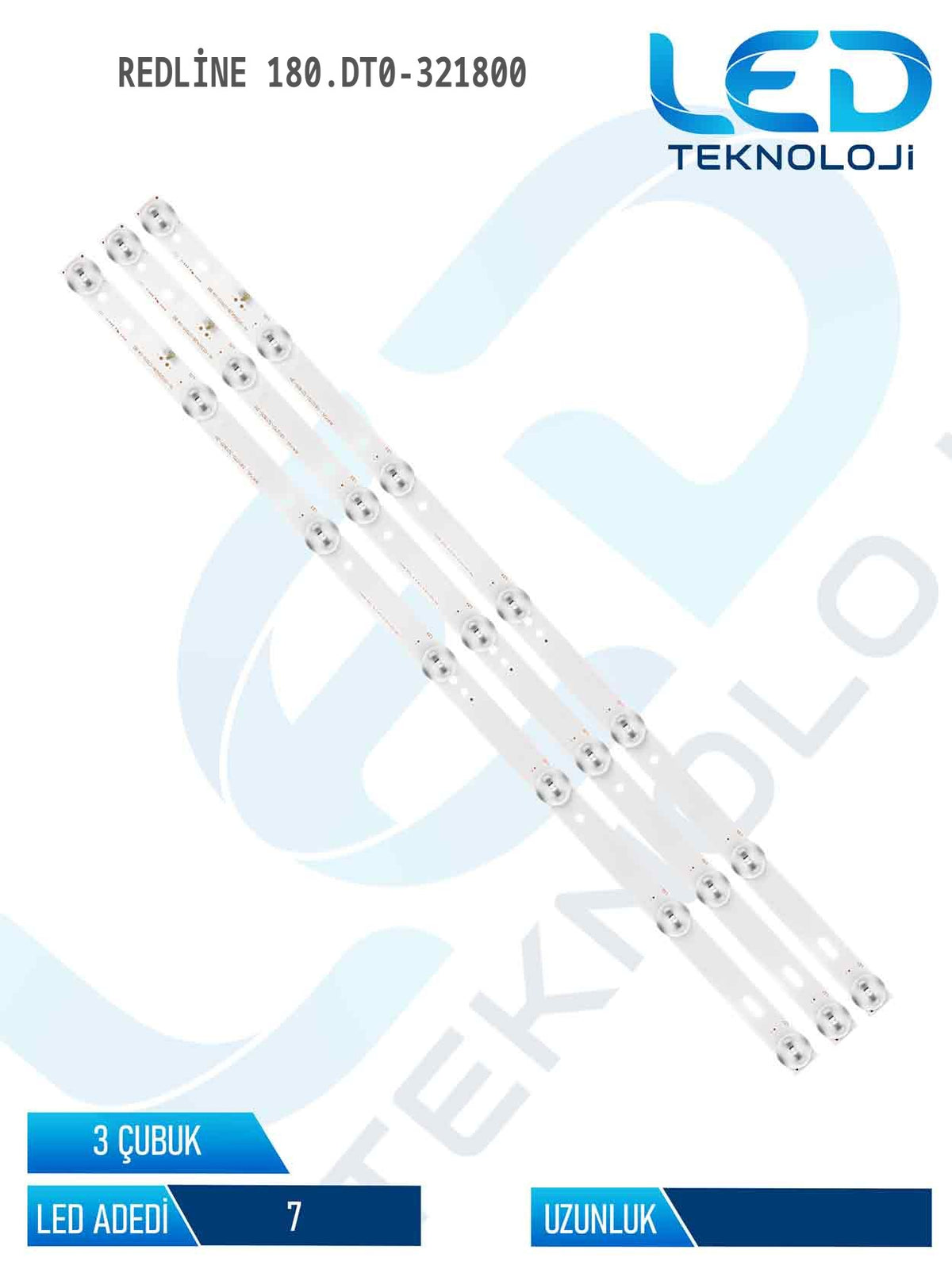 Redline 180.DT0-321800 32'' 3 Parça Tv Led Bar