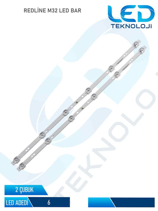 REDLİNE M32 Led Bar 2 Parca 32 inc