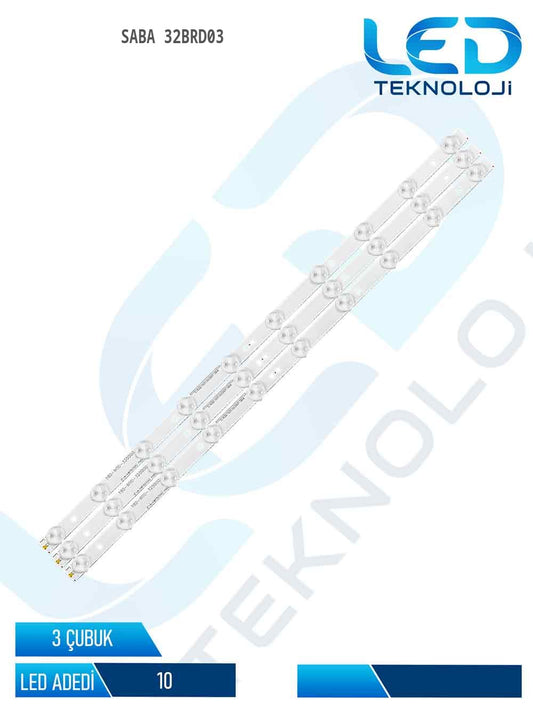 SABA 32BRD03 Led Bar 3 Parca 32 inc