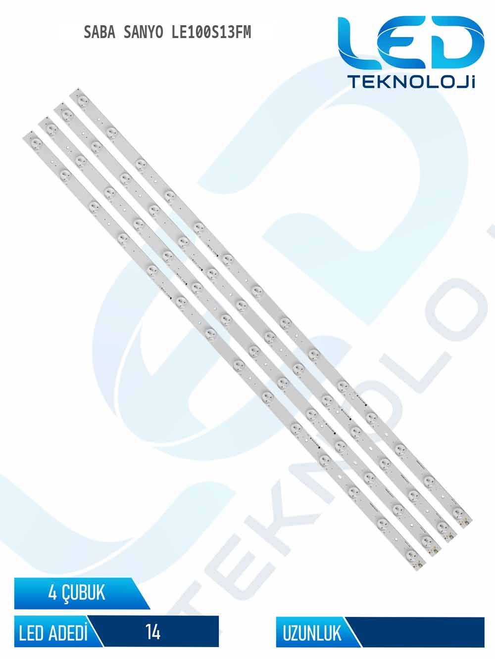 SABA SANYO LE100S13FM Tv Led Bar 4 Parca 39 inc