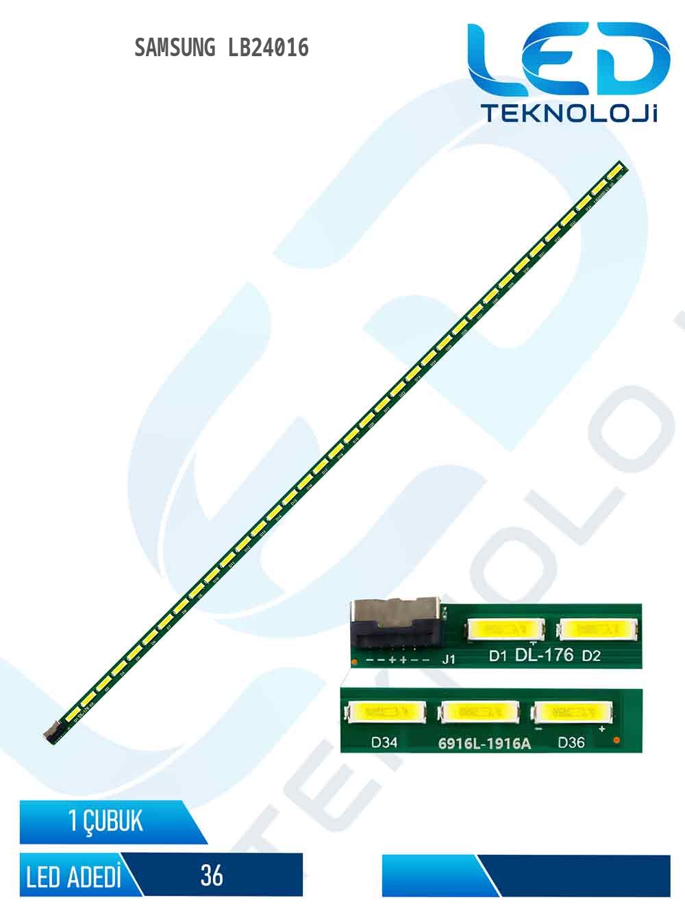 Samsung LB24016 24'' 1 Parça Tv Led Bar