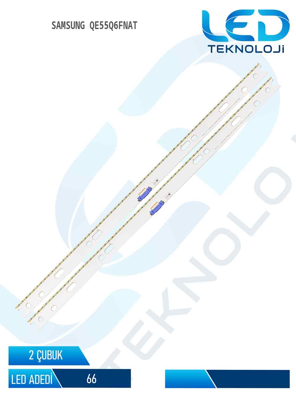 SAMSUNG QE55Q6FNAT Led Bar 2 Parca 55 inc
