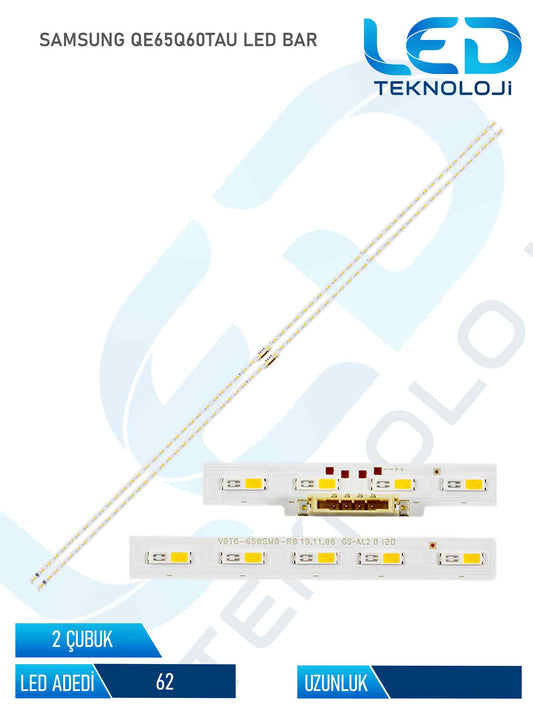 Samsung QE65Q60TAU 2 Parça 65 inc Tv Led Bar
