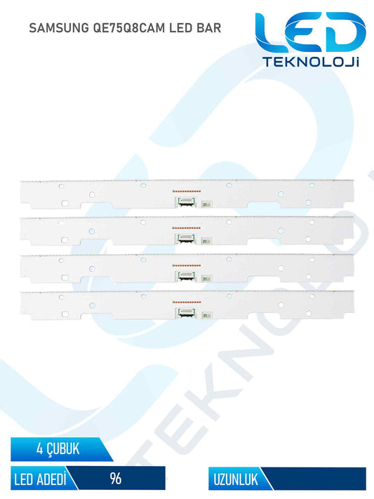 Samsung QE75Q8CAM 4 Parça 75 inc Tv Led Bar