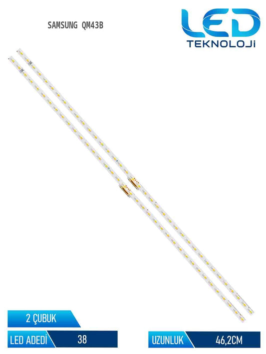 SAMSUNG QM43B Tv Led Bar 2 Parça 43 inc