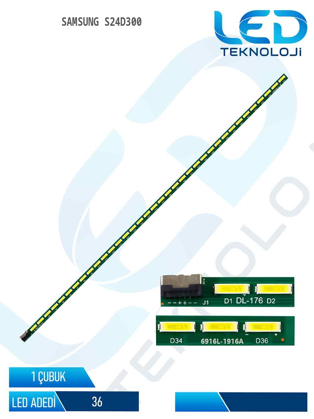SAMSUNG S24D300 Led Bar 1 Parca 24 inc