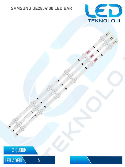 SAMSUNG UE28J4100 Led Bar 3 Parca 28 inc