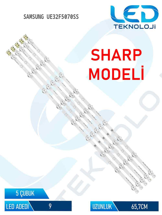 Samsung UE32F5070SS 5 Parça 32 inc Tv Led Bar