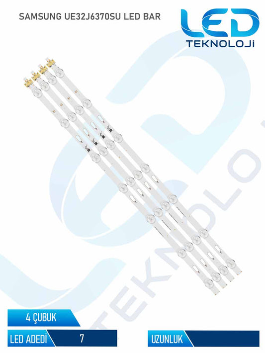 SAMSUNG UE32J6370SU Tv Led Bar 4 Parca 32 inc