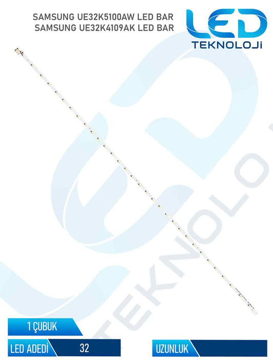 Samsung UE32K5100 Tv Led Bar 1 Parca 32 inc