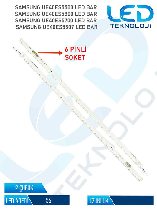 SAMSUNG UE40ES5500 2 Parca 40  inc Tv Led Bar