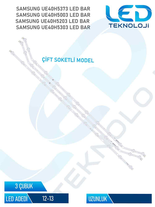Samsung UE40H5373 Tv Led Bar 3 Parca 40 inc
