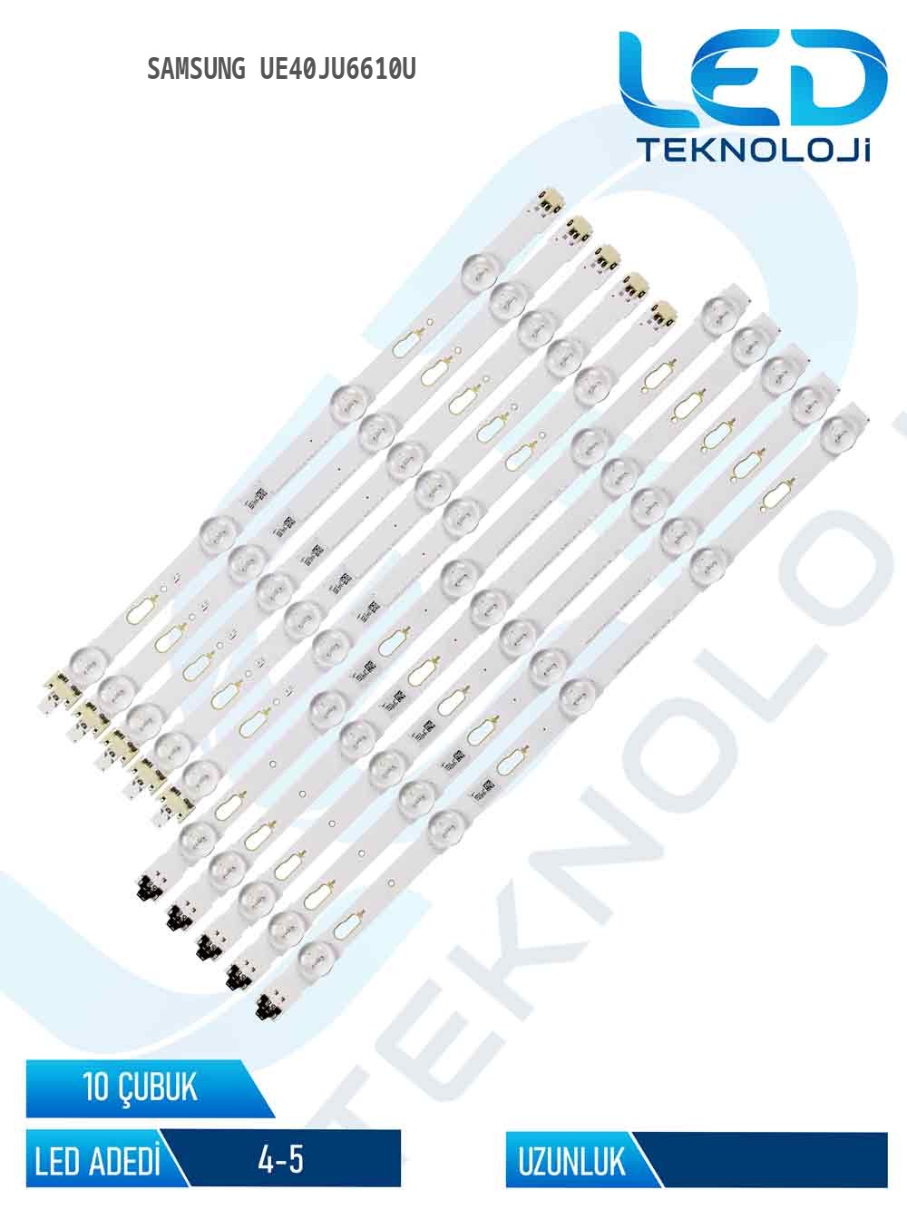 Samsung UE40JU6610U 40'' 10 Parça Tv Led Bar