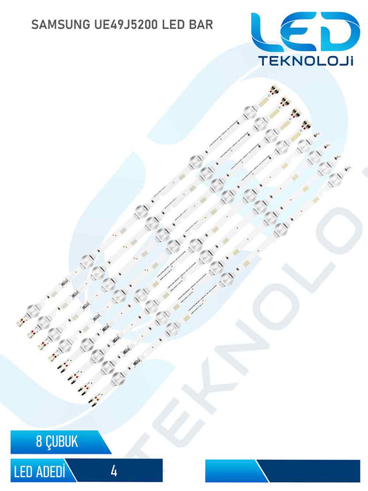 SAMSUNG UE49J5200 Led Bar 8 Parca 49 inc