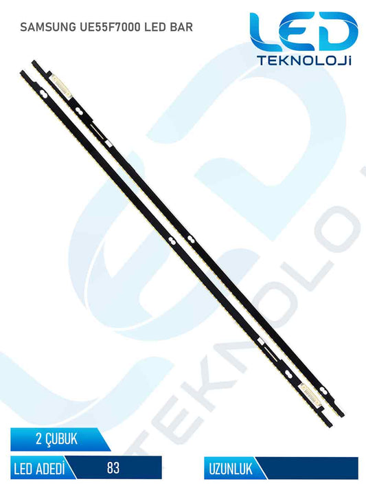 SAMSUNG UE55F7000 2 Parca 55 inc Tv Led Bar