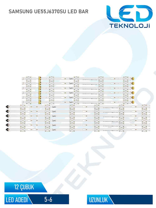 SAMSUNG UE55J6370SU 12 Parça 55 inc Tv Led Bar