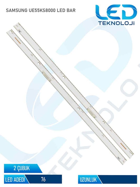 SAMSUNG UE55KS8000 2 Parca 55 inc Tv Led Bar