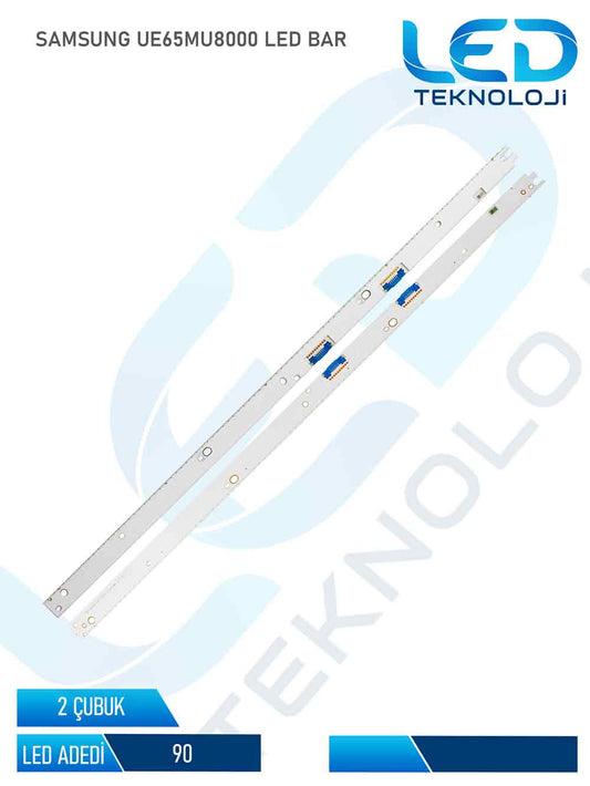 SAMSUNG UE65MU8000 Led Bar 2 Parca 65 inc