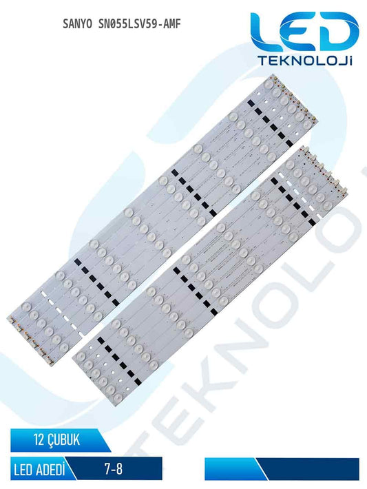 Sanyo SN055LSV59-AMF 55'' 12 Parça Tv Led Bar