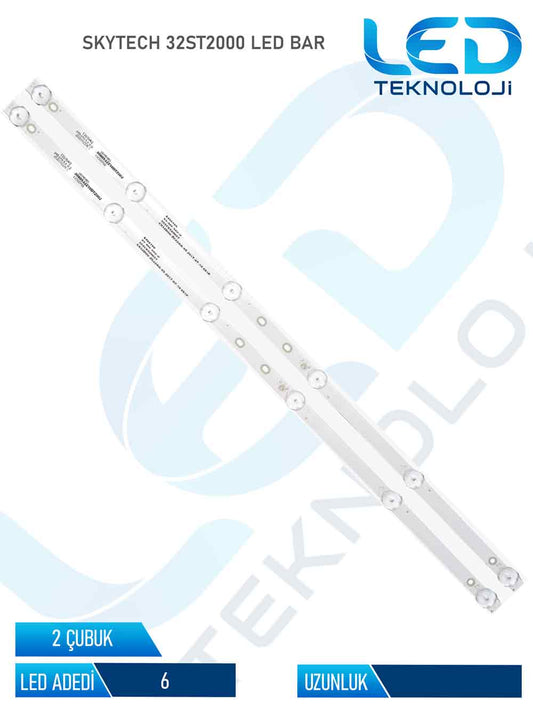 SKYTECH 32ST2000 2 Parça 32 inc Tv Led Bar