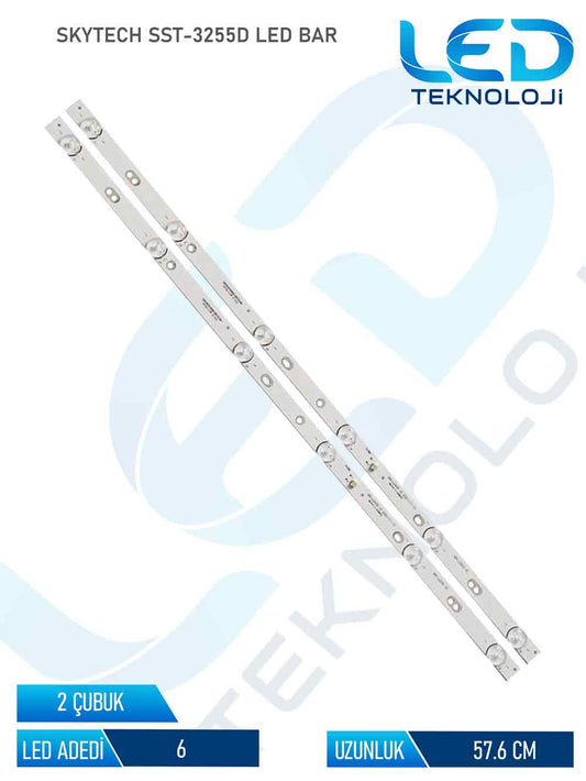 SKYTECH SST-3255D 2 Parça 32  inc Tv Led Bar