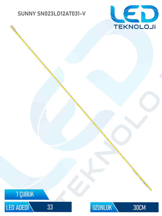 Sunny SN023LD12AT031-V 1 Parça 23 inc Tv Led Bar