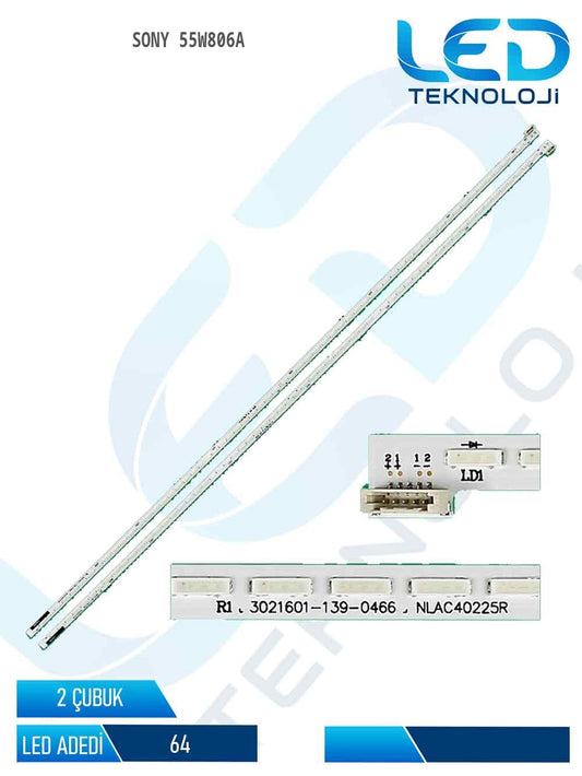 Sony 55W806A 55'' 2 Parça Tv Led Bar