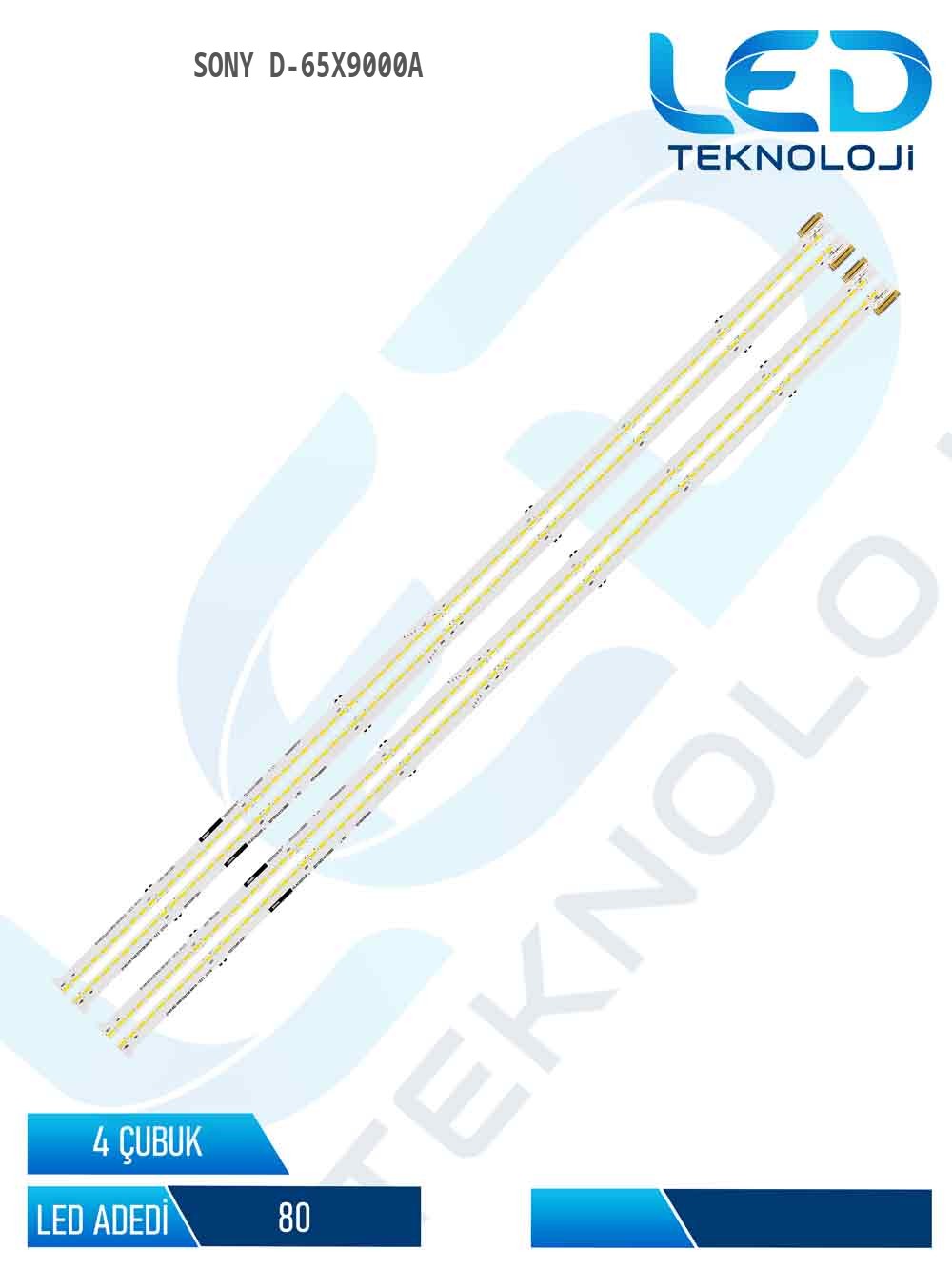 Sony D-65X9000A 65'' 4 Parça Tv Led Bar