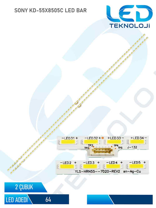 SONY KD-55X8505C Led Bar 2 Parca 55 inc