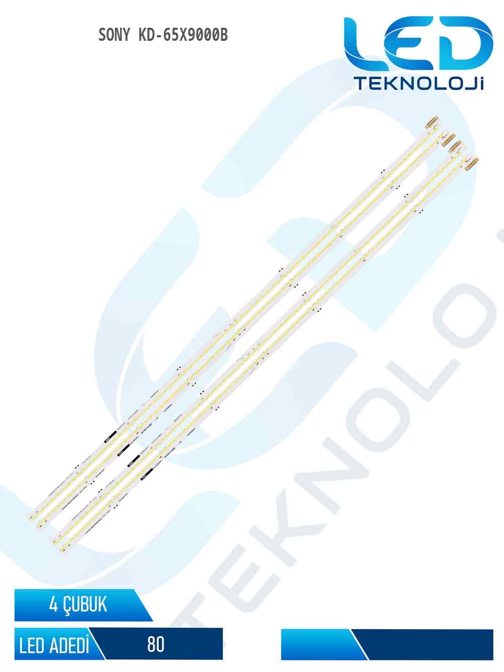Sony KD-65X9000B 65'' 4 Parça Tv Led Bar