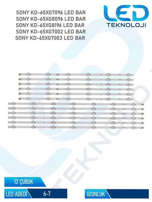 Philips KD-65XG7096 Tv Led Bar 12 Parca 65 inc