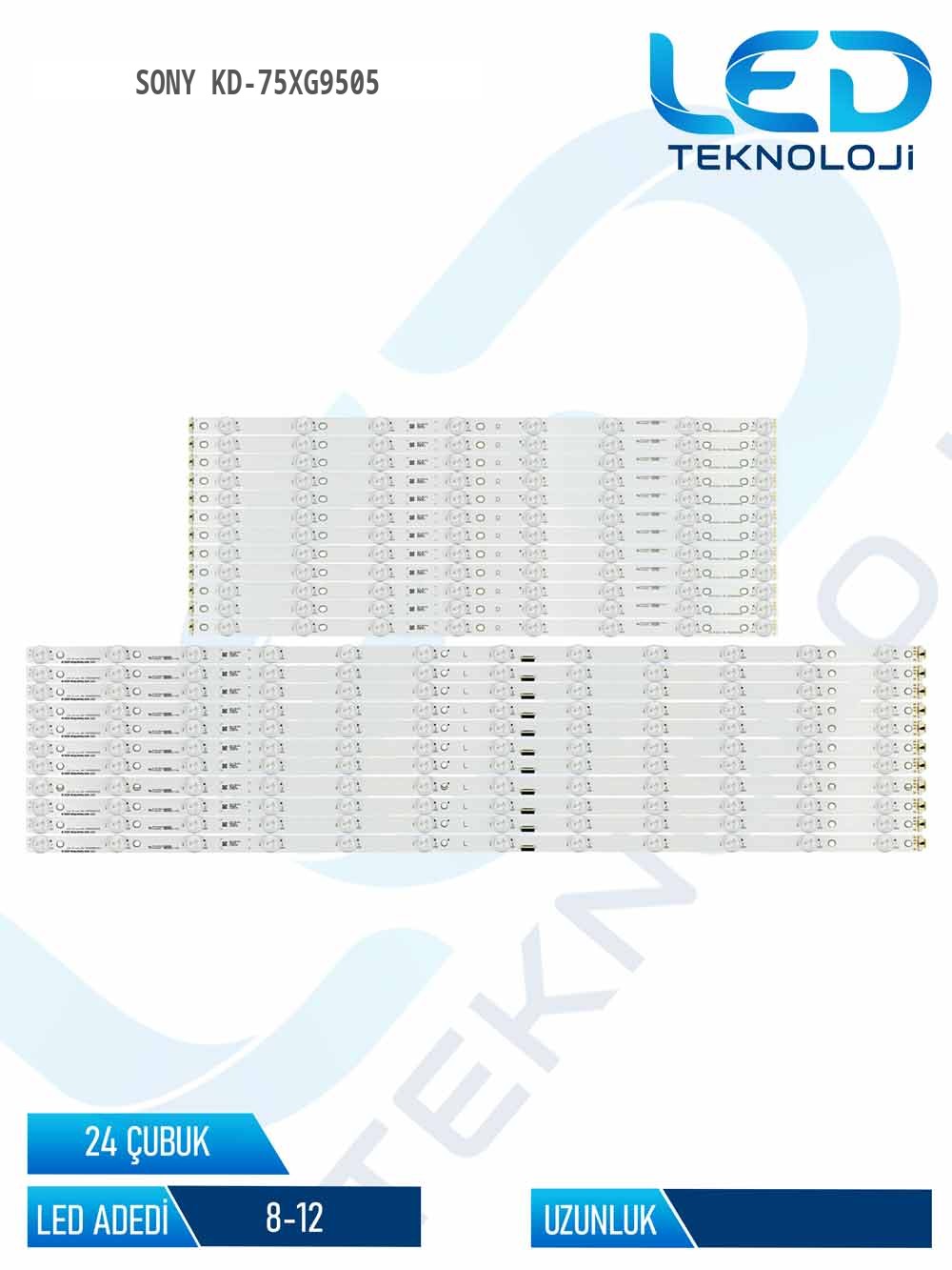 Sony KD-75XG9505 75'' 24 Parça Tv Led Bar