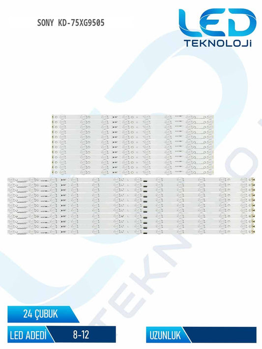 Sony KD-75XG9505 75'' 24 Parça Tv Led Bar