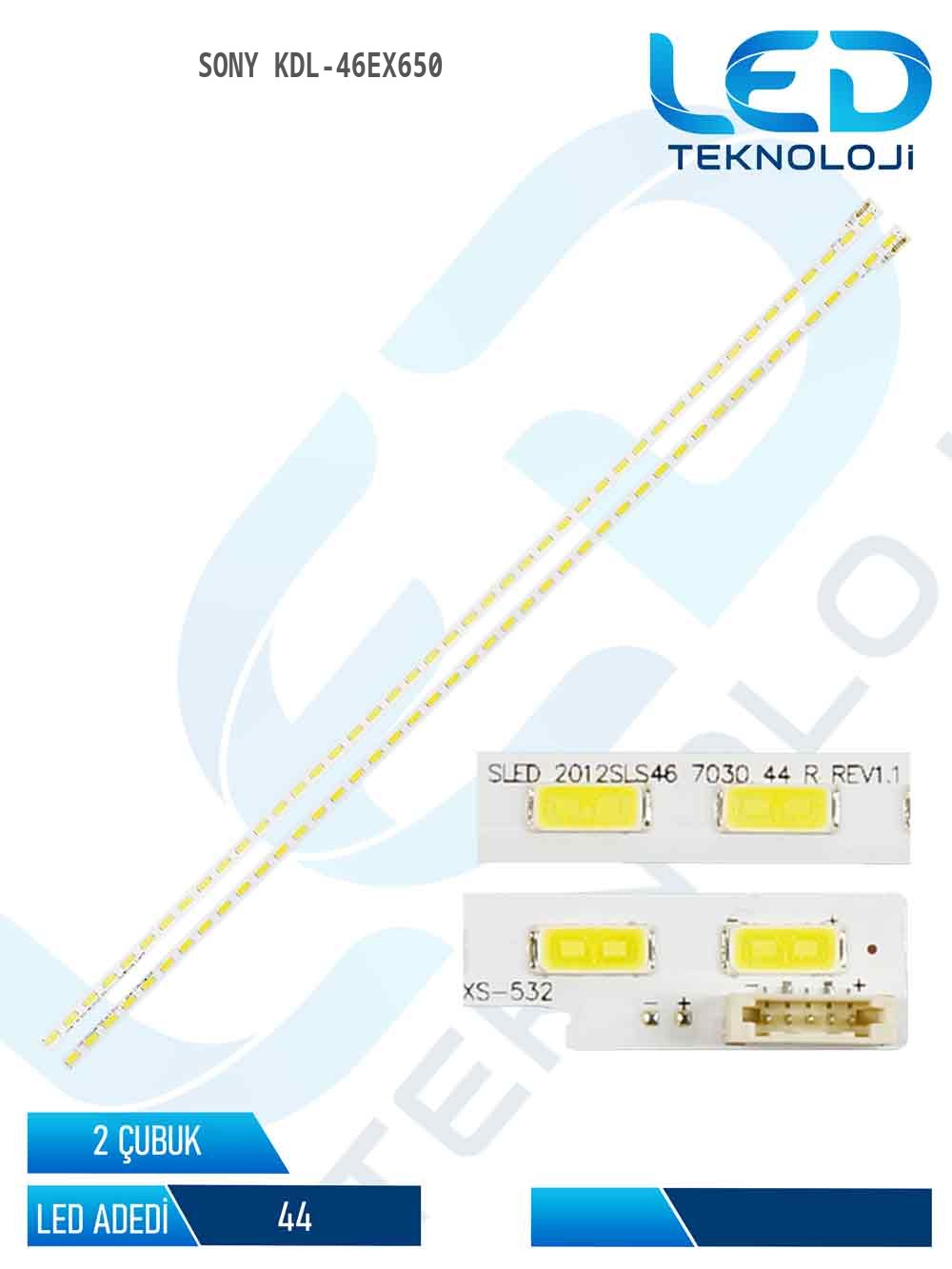 SONY KDL-46EX650 Led Bar 2 Parca 46 inc